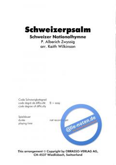 Schweizerpsalm (P. Zwyssig) 