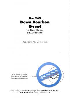 Down Bourbon Street Jazz Medley 