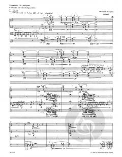 Fragmente für Antigone von Manfred Trojahn (Download) 