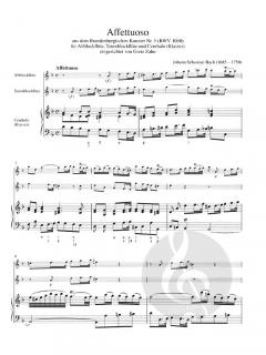Affettuoso aus dem 5. Brandenburgischen Konzert (Johann Sebastian Bach) 