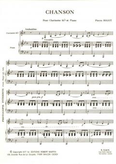 Chanson von Pierre Bigot 