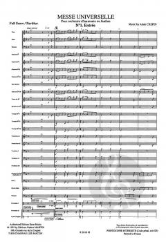 Messe Universelle, les 5 numeros (Alain Crepin) 