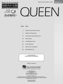 Piano Play-Along Vol. 113: Queen 