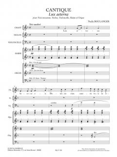 Cantique (Lux aeterna) (Nadia Boulanger) 