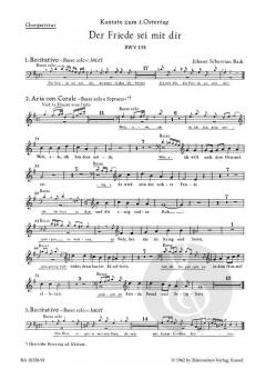 Der Friede sei mit dir von Johann Sebastian Bach (Download) 