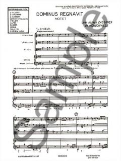 Dominus Regnavit, Motet von Jean-Joseph de Mondonville 