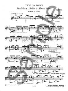 3 Saudades No.1 von Roland Dyens 