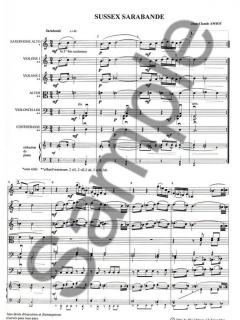 Sussex Saraband pour Saxophone Alto et Piano [éd. Bg] von Jean-Claude Amiot 
