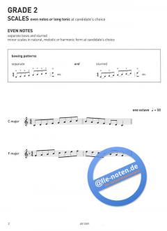 Violin Scales & Arpeggios, ABRSM Grade 2 im Alle Noten Shop kaufen