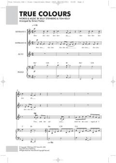 True Colours von Lauper 