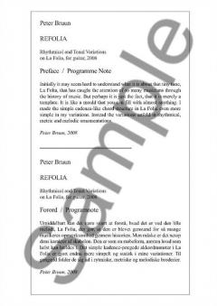 Refolia von Peter Bruun 