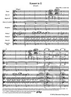 Klavierkonzert KV 453 von Wolfgang Amadeus Mozart 