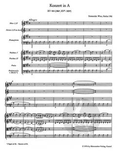 Konzert Nr.12 in A für Klavier und Orchester KV414 von Wolfgang Amadeus Mozart im Alle Noten Shop kaufen