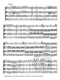 Die 13 frühen Streichquartette von Wolfgang Amadeus Mozart im Alle Noten Shop kaufen