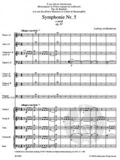 Die neun Symphonien von Ludwig van Beethoven 