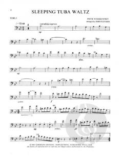 Sleeping Tuba Waltz von Pjotr Iljitsch Tschaikowski im Alle Noten Shop kaufen