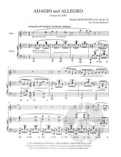 Adagio And Allegro Opus 70 von Robert Schumann 