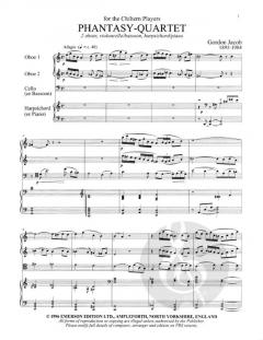 Phantasy-Quartet (Gordon Jacob) 