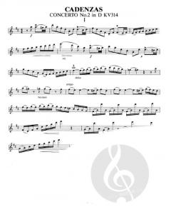 Cadenzas to the Mozart Flute Concertos von Susan Milan 