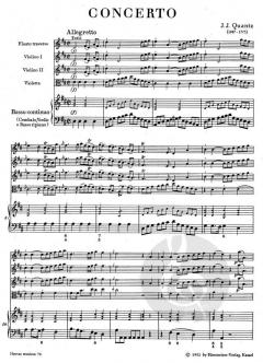 Konzert pour Potsdam (Johann Joachim Quantz) 