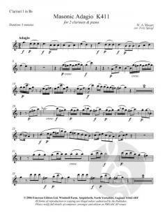 Adagio K411 von Wolfgang Amadeus Mozart 