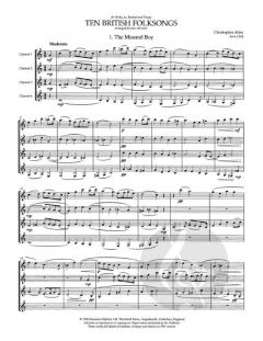 Ten British Folksongs von Chris Allen 