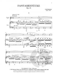 Fantasiestücke Op.22 von Carl Reinecke 