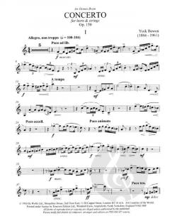 Concerto For Horn Op.150 von York Bowen im Alle Noten Shop kaufen