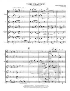 Three Sarabandes (Johann Sebastian Bach) 