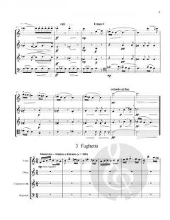 Miniature Quartet von Norman Forber Kay für Holzbläser Quartett (Partitur) im Alle Noten Shop kaufen