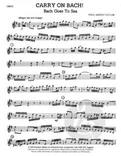 Carry On Bach ! von Paul Taylor für Holzbläser Trio im Alle Noten Shop kaufen