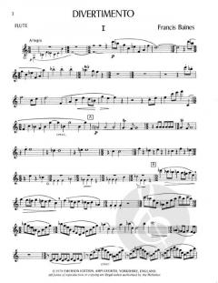 Divertimento von Francis Baines für Holzbläser Trio im Alle Noten Shop kaufen