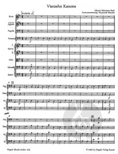 14 Kanons von Johann Sebastian Bach 