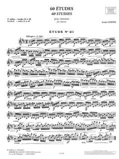 60 Etudes Vol. 2 von Louis Costes 