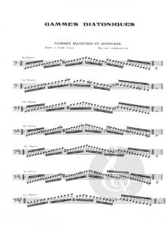Tablature, Trilles, Gammes Diatoniques et Chromatiques (Maurice Allard) 