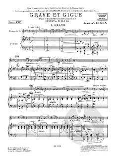 Grave et Gigue von Jean Avignon 