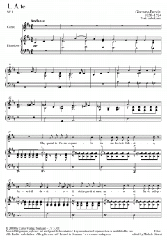 Puccini: Canti per voce e pianoforte von Giacomo Puccini 