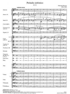 Preludio sinfonico SC32 von Giacomo Puccini (Download) 