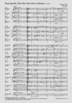 Zion spricht SWV 46 (op. 2 no. 25) (Heinrich Schütz) 