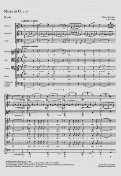 Sämtliche Lateinischen Messen von Franz Schubert 