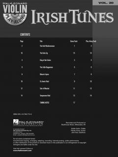 Violin Play-Along Vol. 20: Irish Tunes im Alle Noten Shop kaufen