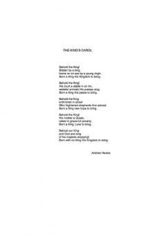 The King's Carol von Patrick Hawes 