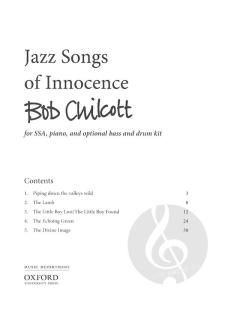 Jazz Songs Of Innocence (Bob Chilcott) 