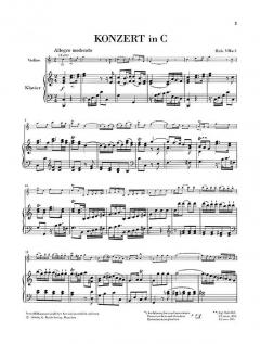 Konzert für Violine und Orchester C-Dur Hob. VIIa:1 von Joseph Haydn im Alle Noten Shop kaufen - HN446
