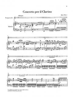 Konzert für Trompete und Orchester Es-Dur Hob. VIIe:1 von Joseph Haydn im Alle Noten Shop kaufen