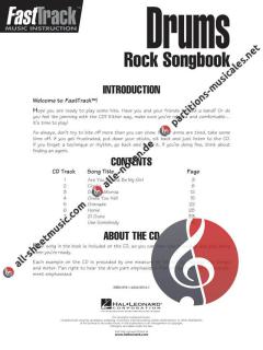 FastTrack Drums Rock Songbook 