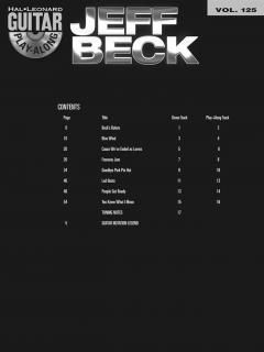 Guitar Play-Along Vol. 125: Jeff Beck von Jeff Beck 