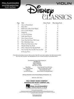 Disney Classics For Violin im Alle Noten Shop kaufen