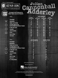 Jazz Play-Along Vol.139: Julian Cannonball Adderley im Alle Noten Shop kaufen