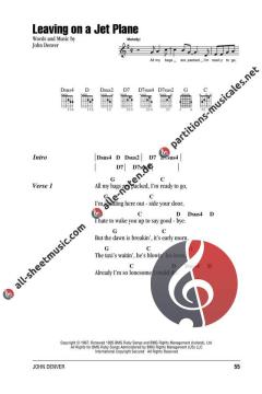 Guitar Chord Songbook von John Denver 
